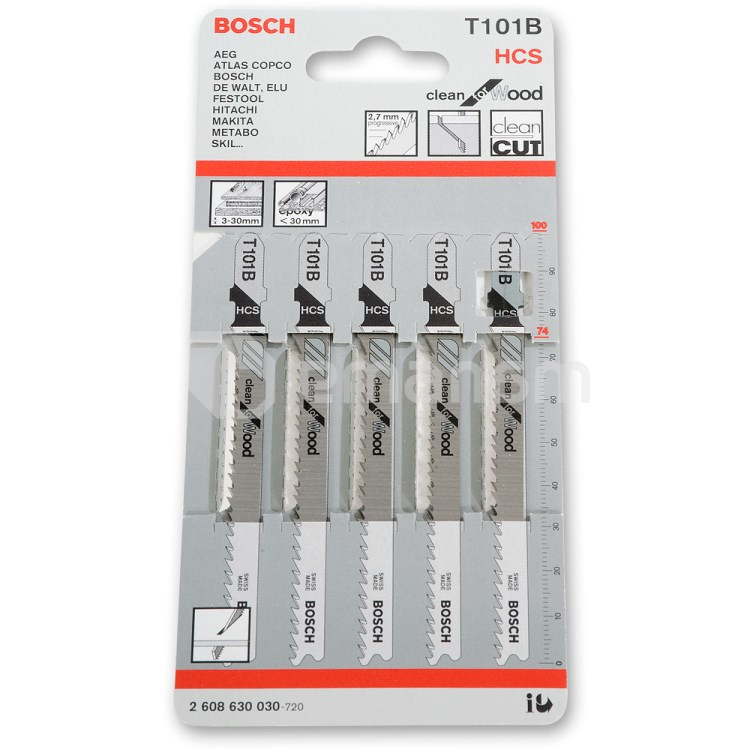 პირი ბეწვახერხის Bosch T101 B, HCS 5 ც