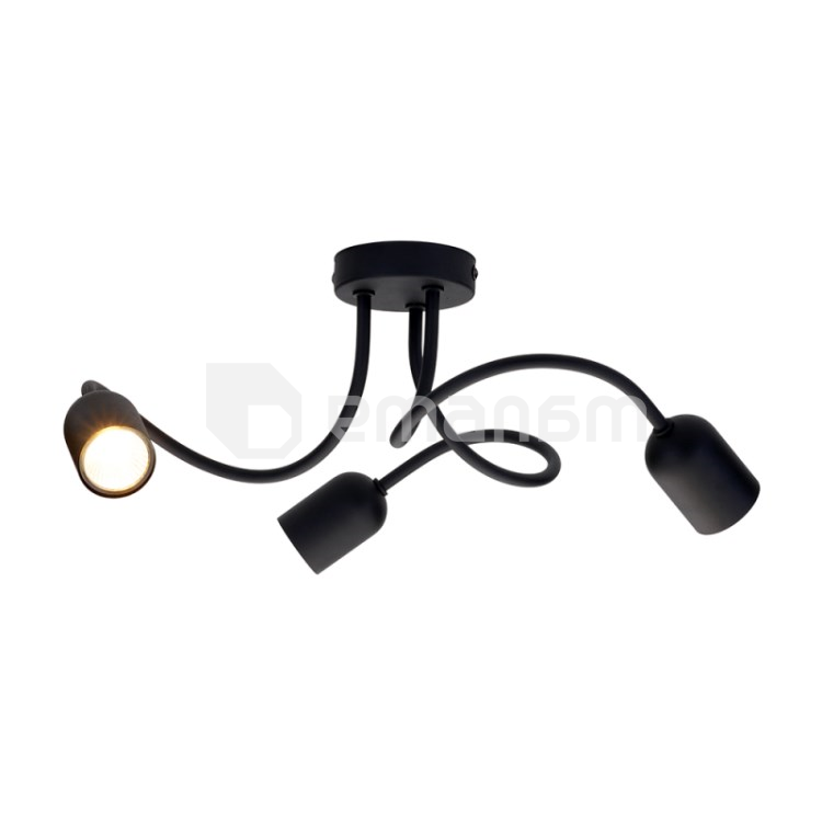 ჭაღი TK Lighting GU10 3x MAX 10W GRACJAN შავი 4395 TK-L