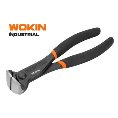 სადურგლო ბრტყელტუჩა Wokin 102807, 180MM, 7\", End Cutting Pincer (INDUSTRIAL), Black