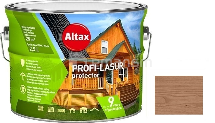 პროფი ლაზური Altax წაბლი 2,5 ლ