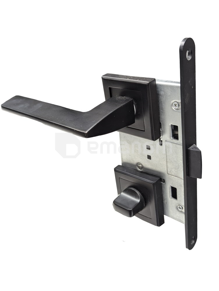 კომპლექტი სახელური და საკეტი BT Group FT2005 BLK შავი