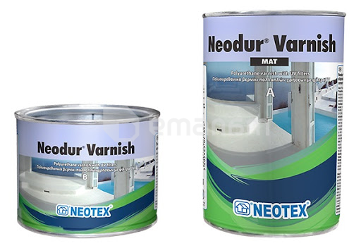 ლაქი ორკომპონენტიანი მქრქალი Neotex Neodur Varnish A+B 1 კგ