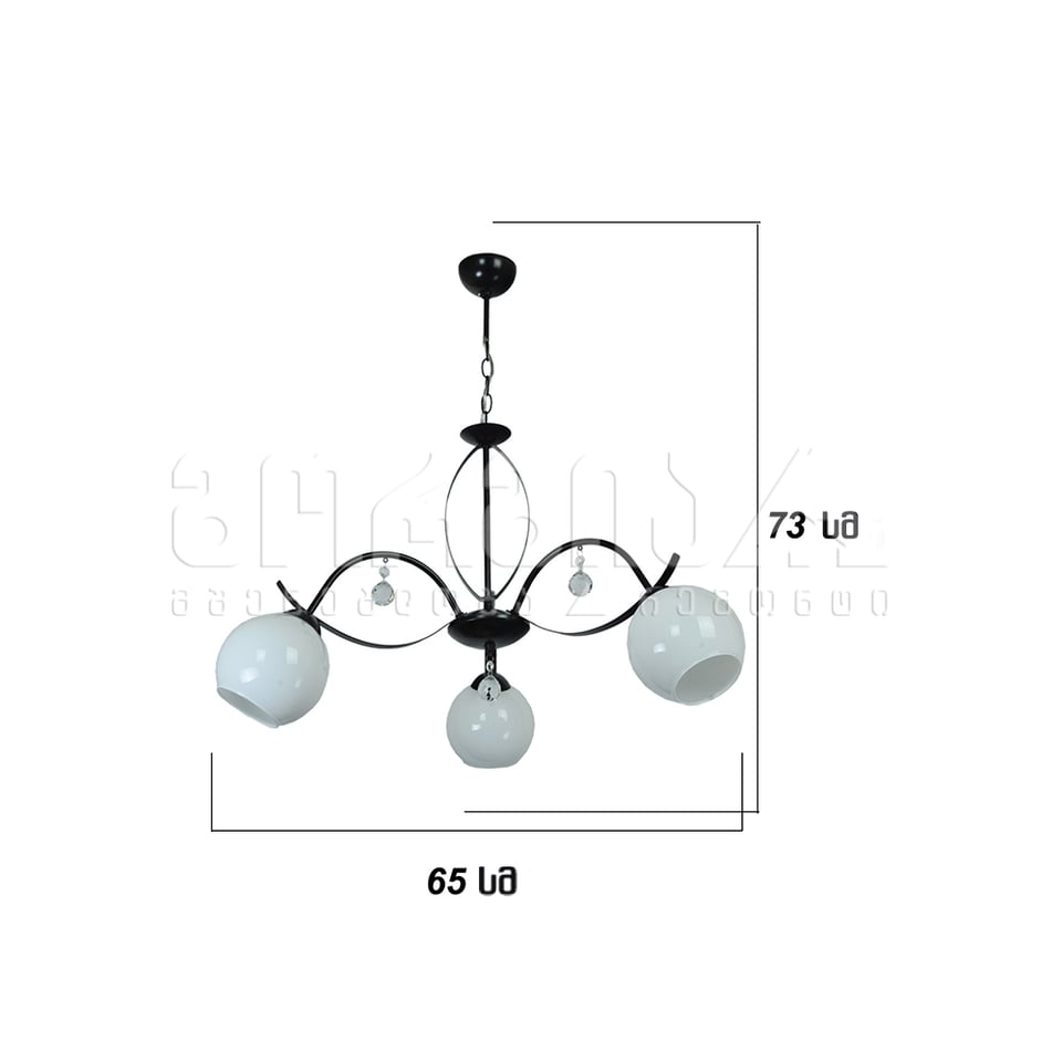 ჭაღი 49162/3 Armağan (შავი)  - Venon