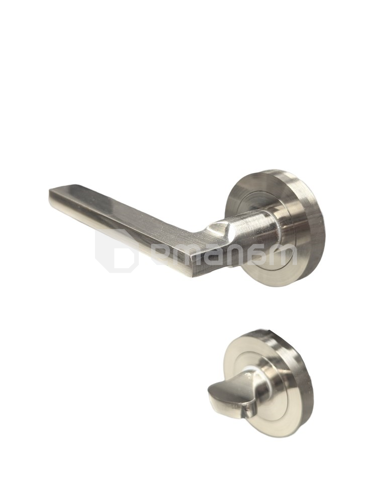 სახელური როზეტით Punto R02A 102 WC SN + ბრუნსაკეტი სანტექნიკური