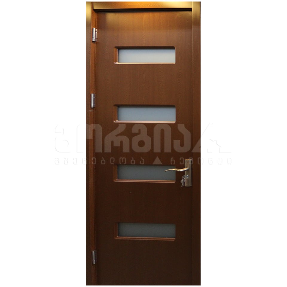 კარი მდფ MQ30 Dark Oak 1-27 2200x920x100 (მინით)