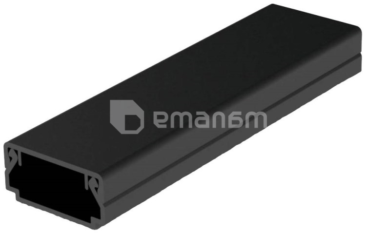 არხი საკაბელო KOPOS 20X10 2მ შავი