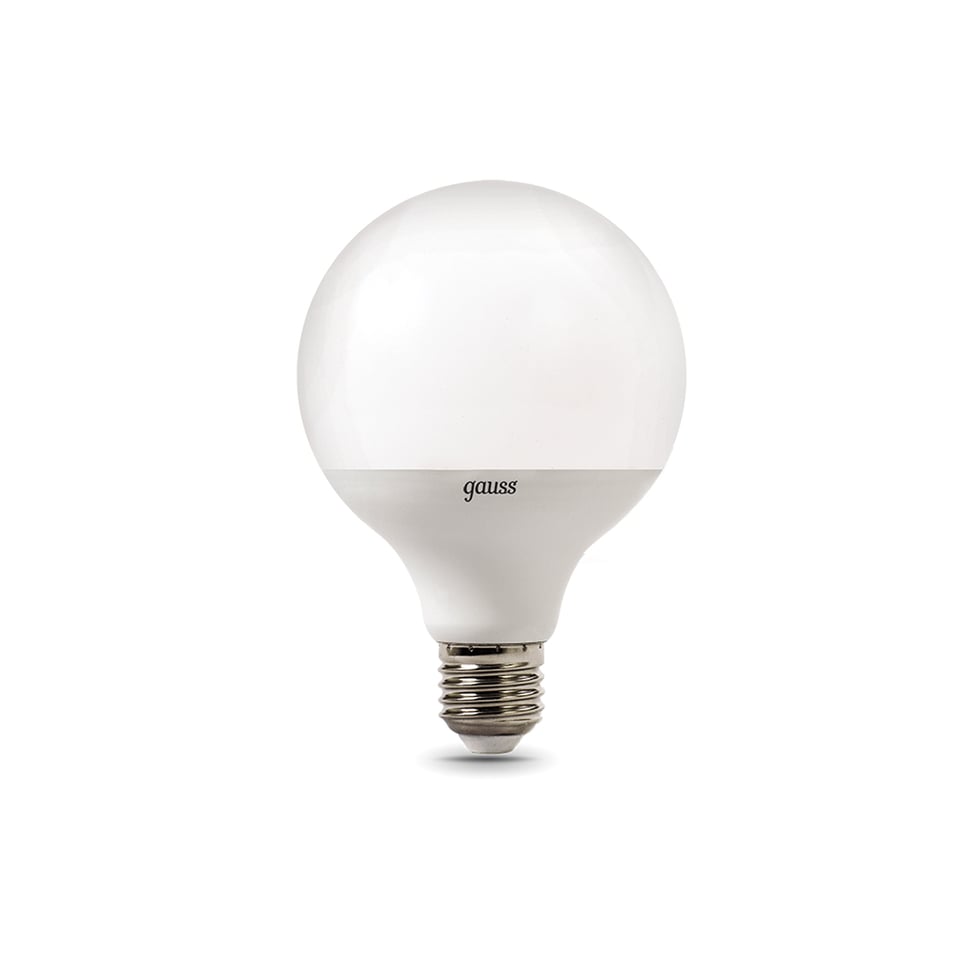 LED ნათურა G95 16W 1540lm 6500K E27 - 105102316 Gauss Black