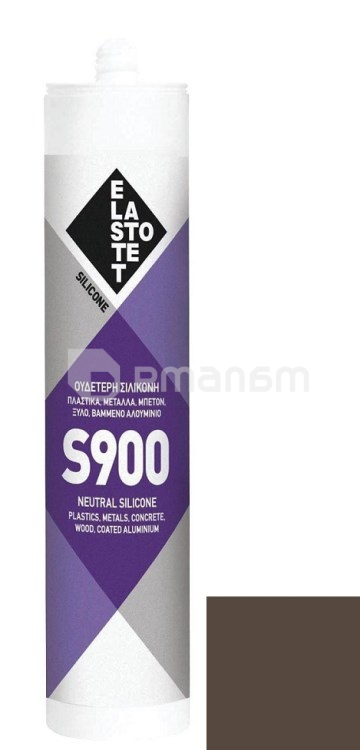 სილიკონი Elastotet S-900 RAL 8014 ყავისფერი 280 მლ