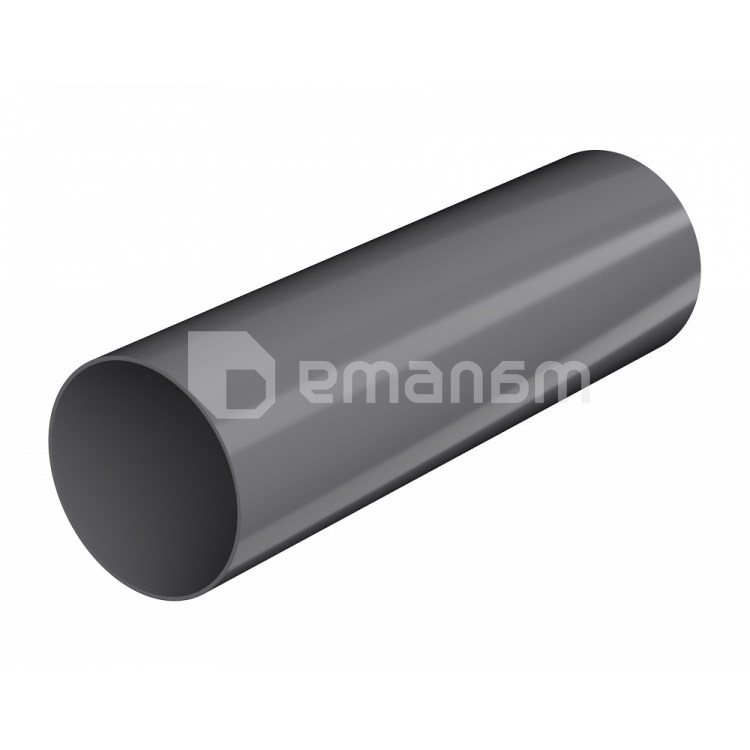 მილი სანიაღვრე Technonicol 82x3000 PVC ნაცრისფერი პრიალა