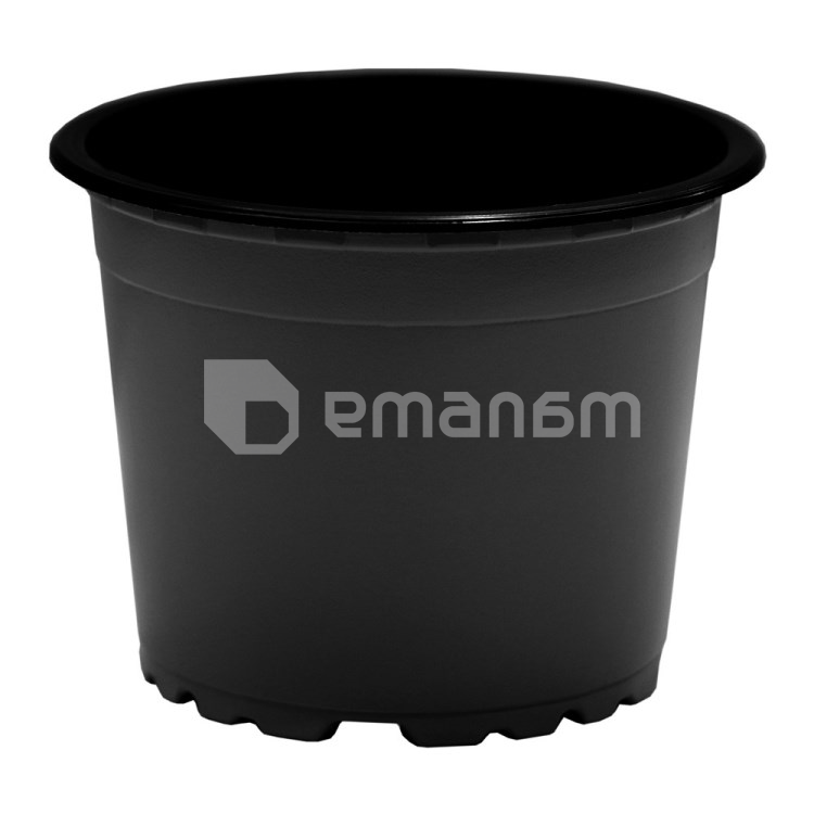 პლასტმასის ქოთანი  30 ლ შავი