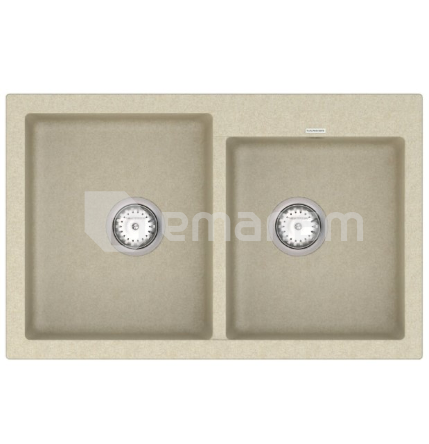 სამზარეულოს ნიჟარა Vankor Orman OMP 05.80 კრემისფერი