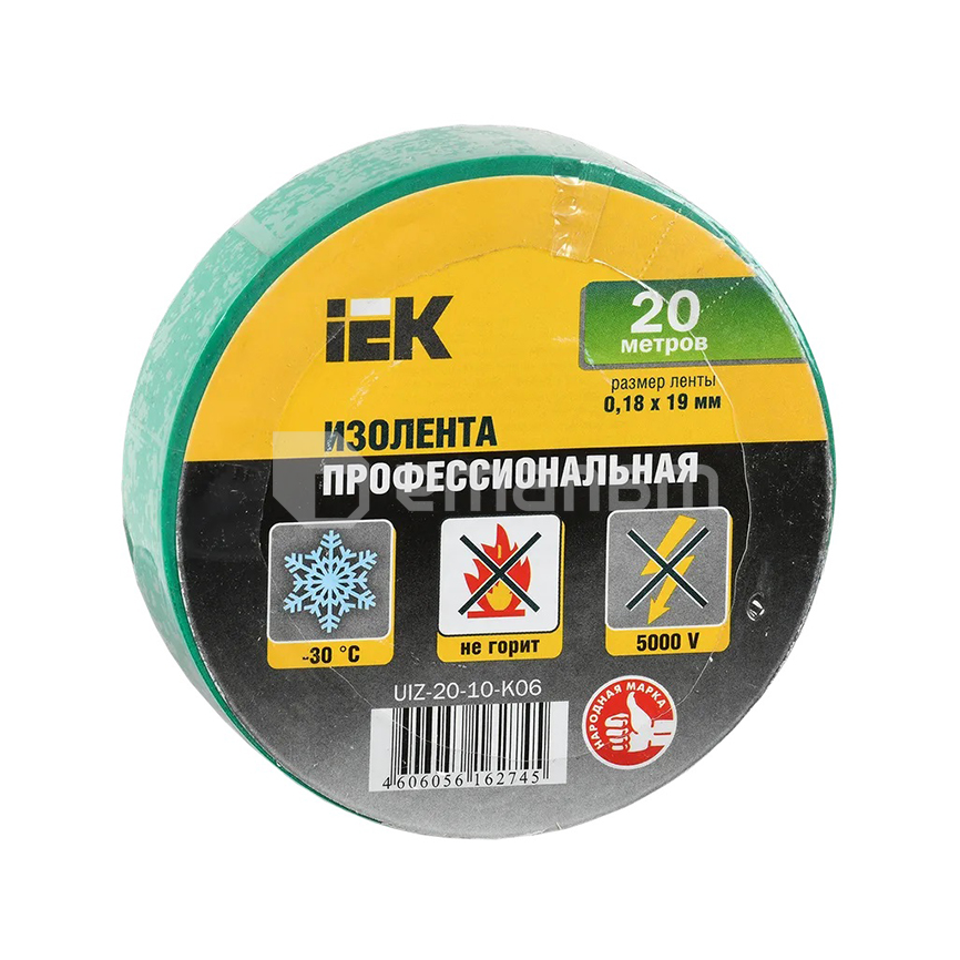იზოლენტა IEK მწვანე 20 მ