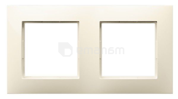 ჩარჩო Ospel Aria R-2U/27 2 განყოფილებიანი ბეჟი