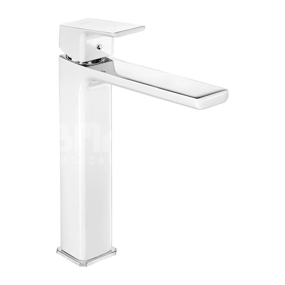 ხელსაბანის შემრევი მაღალი 104888002GE1 თეთრი Tiera