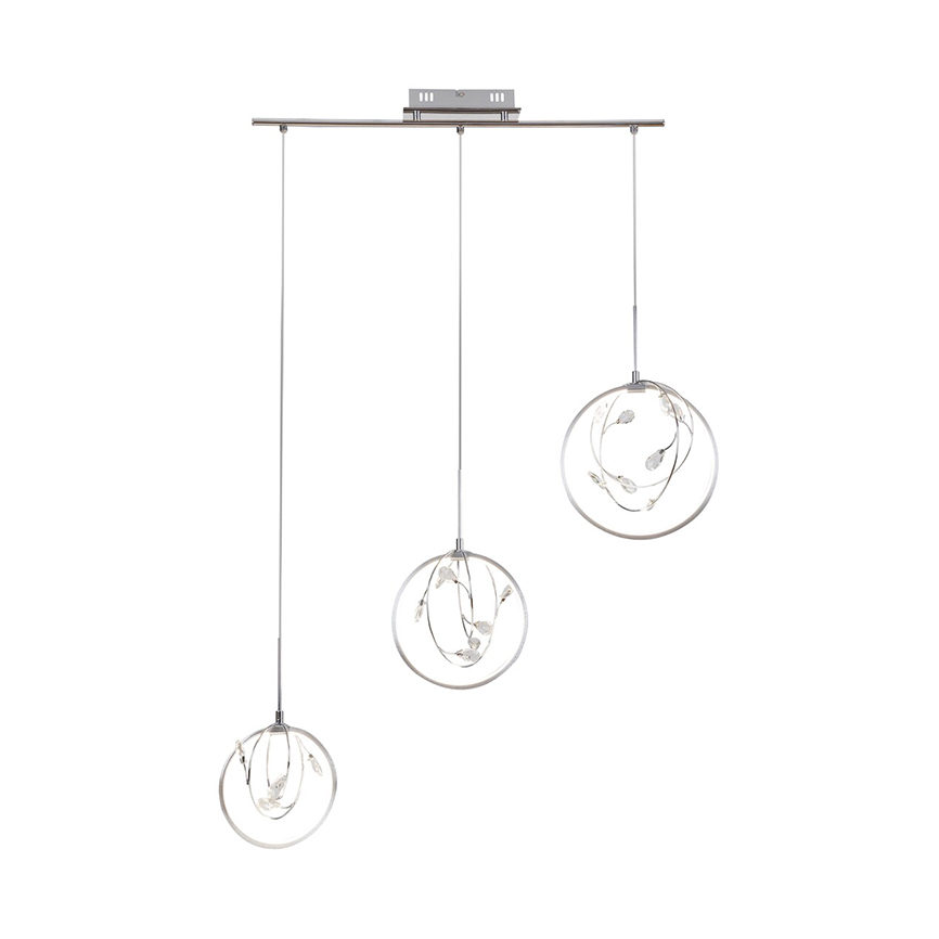 საკიდი Rabalux Chrissy LED 20W 1494 ვერცხლისფერი