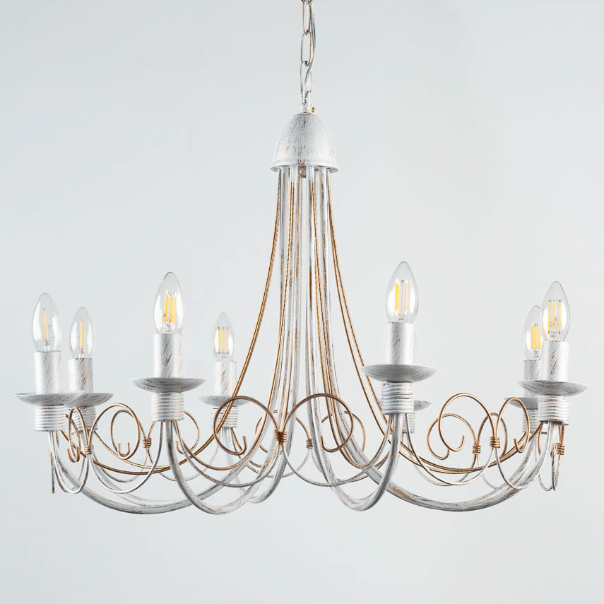 ჭაღი New Light 8 E14 81030-8 ოქროსფერი