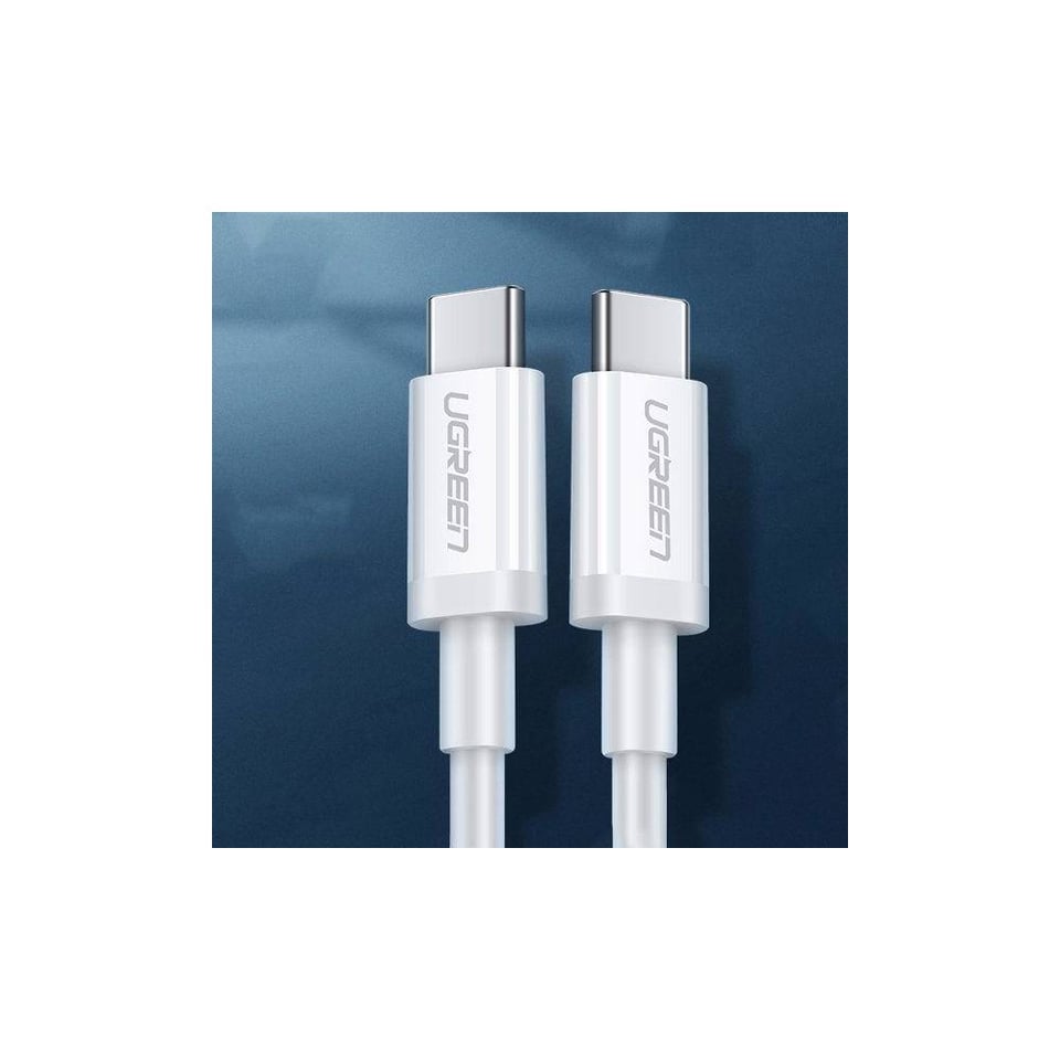 UGREEN 60518 USB 2.0 C M/M ABS Cover 1m (White)