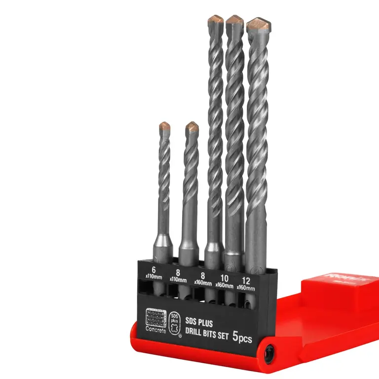 პერფორატორის ბურღების ნაკრები Ronix RH-5586, SDS-PLUS 5ც