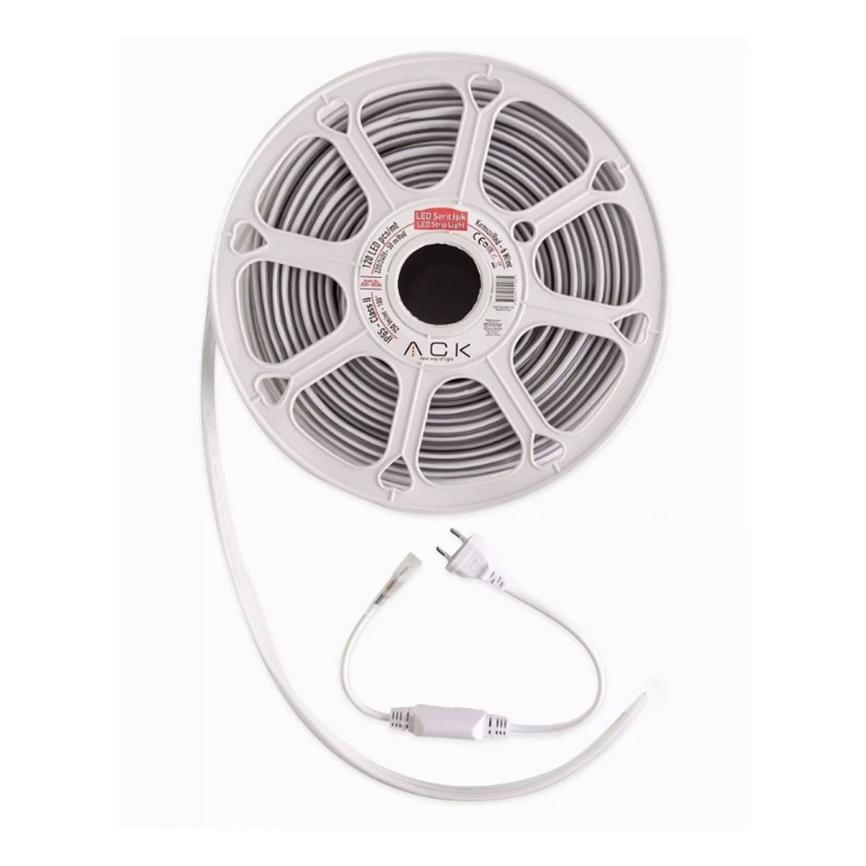 ლედ განათება ACK 6W/მ 6500K 220V 15Lm IP65 წითელი