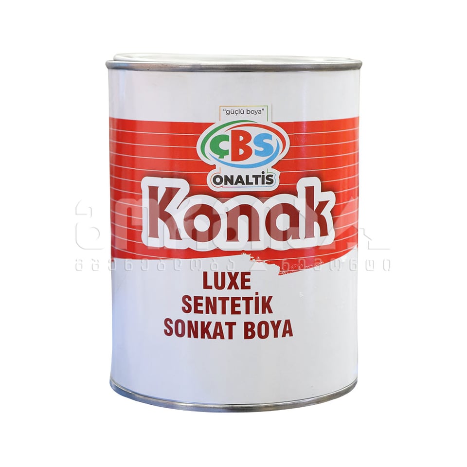 საღებავი ხისა და მეტალისთვის 1 კგ  "KONAK" (შავი)