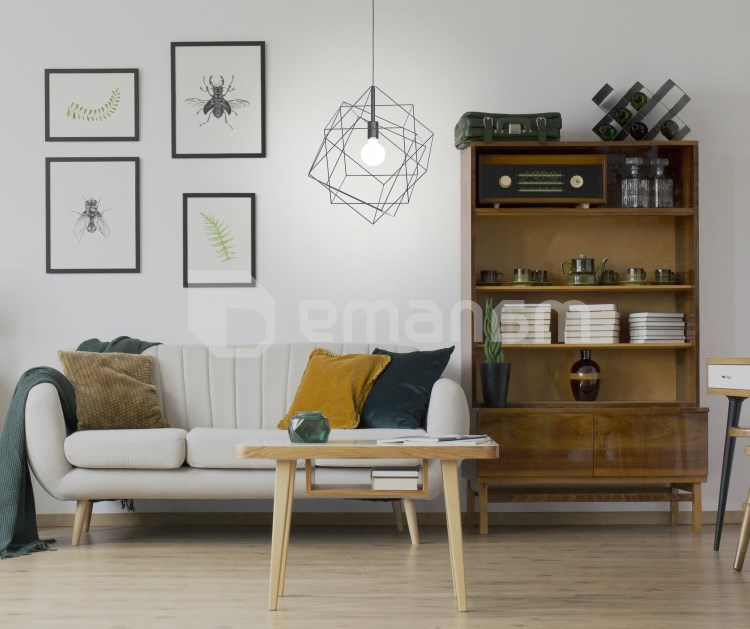 საკიდი Eglo STRAITON 1 E27 1x MAX 60W შავი 43359