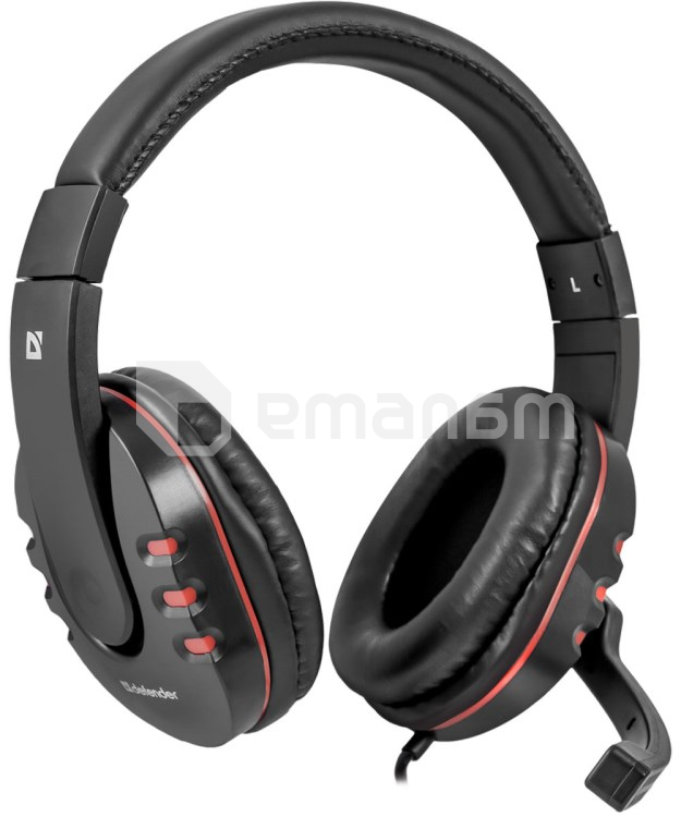 ყურსასმენი მიკროფონით DEFENDER 64113 Warhead G-160 შავი