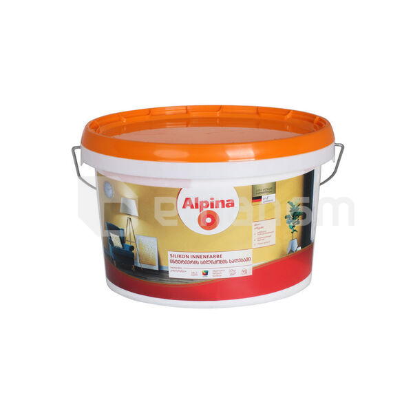 სილიკონის ინტერიერის საღებავი Alpina B1 10 ლ