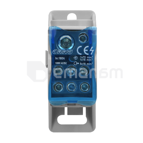 კლემა ORNO 160А 1 16მმ² 70მმ² 6 16მმ²