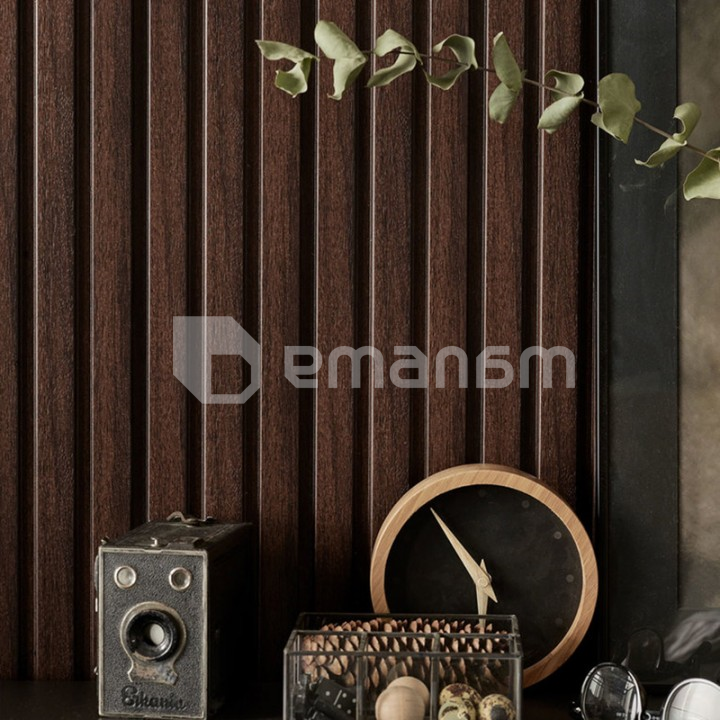 ლამელის პანელი VOX Profile Linerio L-Line Chocolate 2650x122x21 მმ