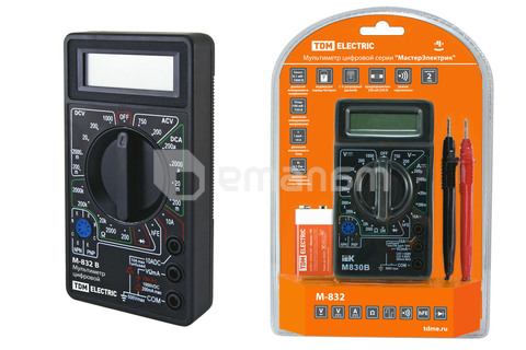 მულტიმეტრი ციფრული TDM MasterEleqtric М-832