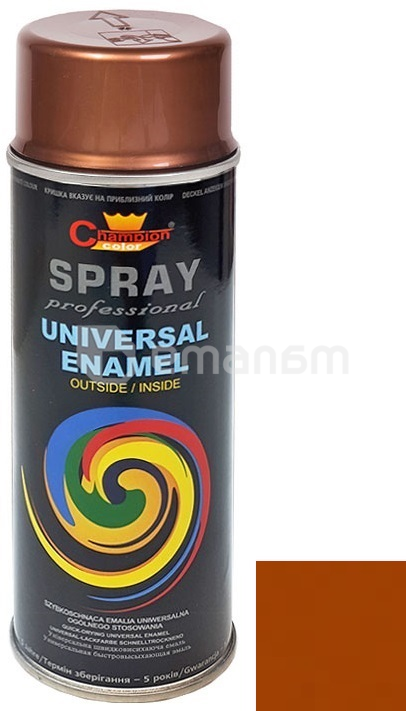 უნივერსალური სპრეი საღებავი Champion სპილენძისფერი 400 მლ