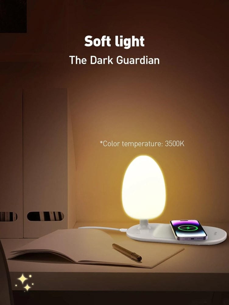 უკაბელო დამტენი მაგიდის სანათი LDNIO 15W Y3