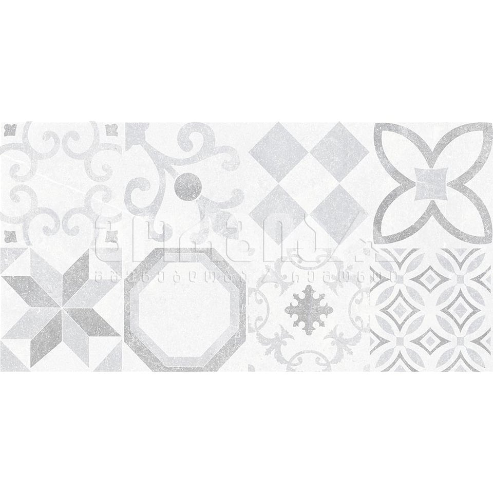 დეკორი Defne Geo Decor Grey 26*60