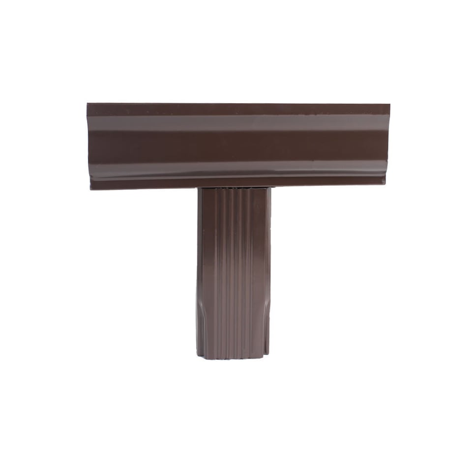 ოთხკუთხა საწვიმარი ღარის ძაბრი RAL 8019