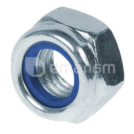 ქანჩი საჩერით მოთუთიებული Tech-Krep DIN985 M8 14 ც