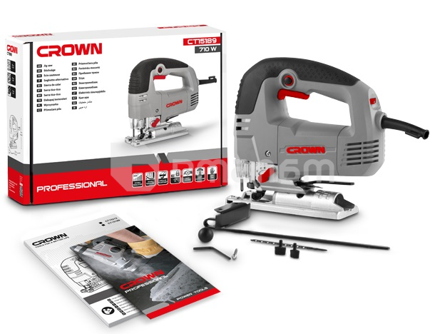 ბეწვა ხერხი Crown CT15189 710W