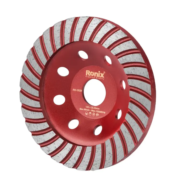 ქვის სახეხი ჯამისებური დისკი Ronix RH-3528, 125მმ