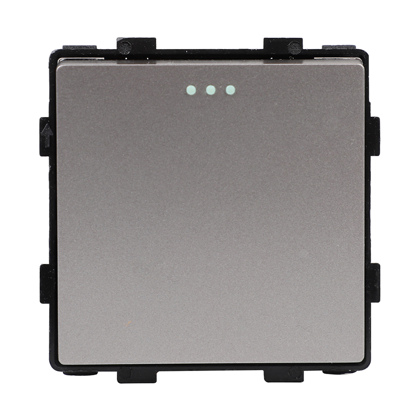 ჩამრთველი Socket Style Cross 1 1G-3W ნაცრისფერი