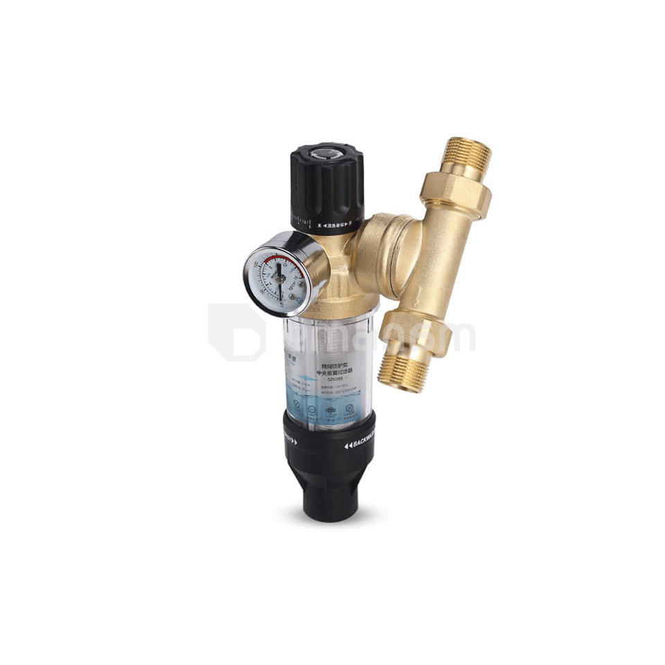 წყლის მექანიკური ფილტრი  მანომეტრით და ჩამრეცხით Kamkama K1-360