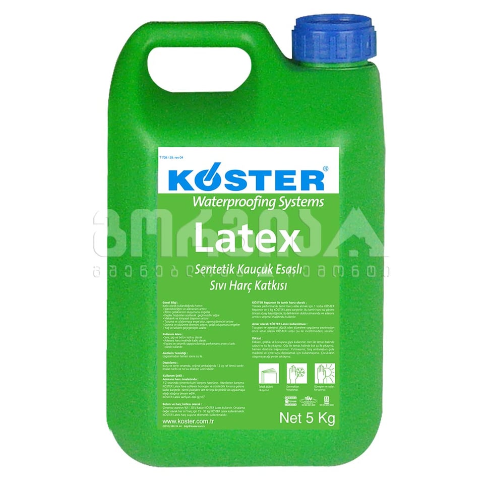 ბეტონის დანამატი 5კგ Koster Latex