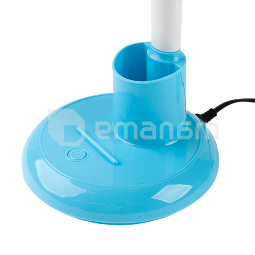 მაგიდის სანათი New Light E27 ცისფერი MT 623