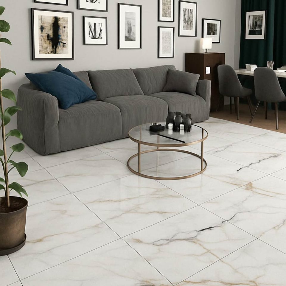 კერამოგრანიტი Creative gold porc. 60x60