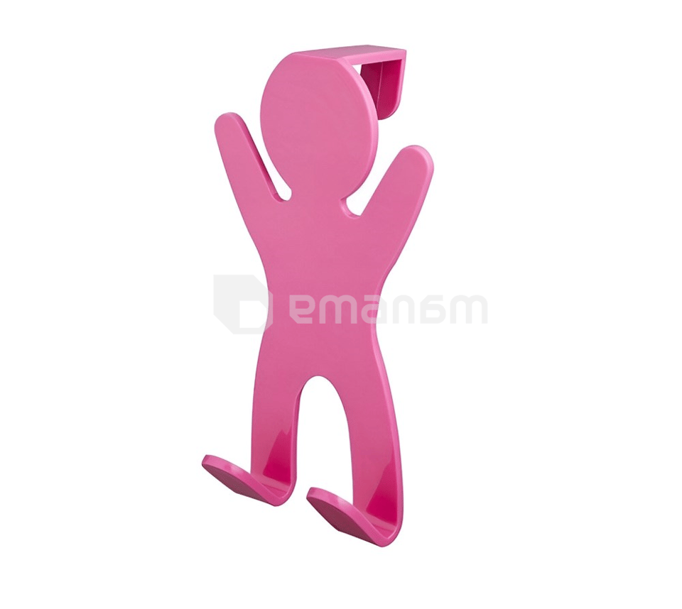 პირსახოცის დასაკიდი კაუჭი Bisk City 2 Pink