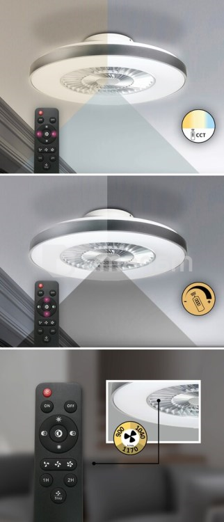 ჭაღი-ვენტილატორი Rabalux Dalfon 6858 LED 40W