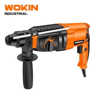 პერფორატორი Wokin 787180, 800W, 1200Rpm, ROTARY HAMMER(INDUSTRIAL) Black/Orange