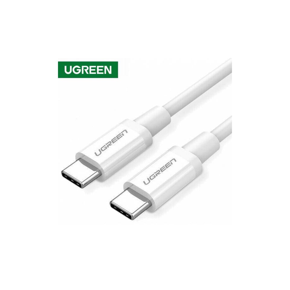 UGREEN 60518 USB 2.0 C M/M ABS Cover 1m (White)