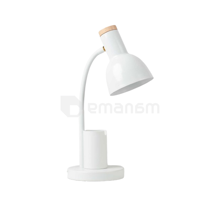 მაგიდის სანათი New Light 1 E27 თეთრი MT45691-1C