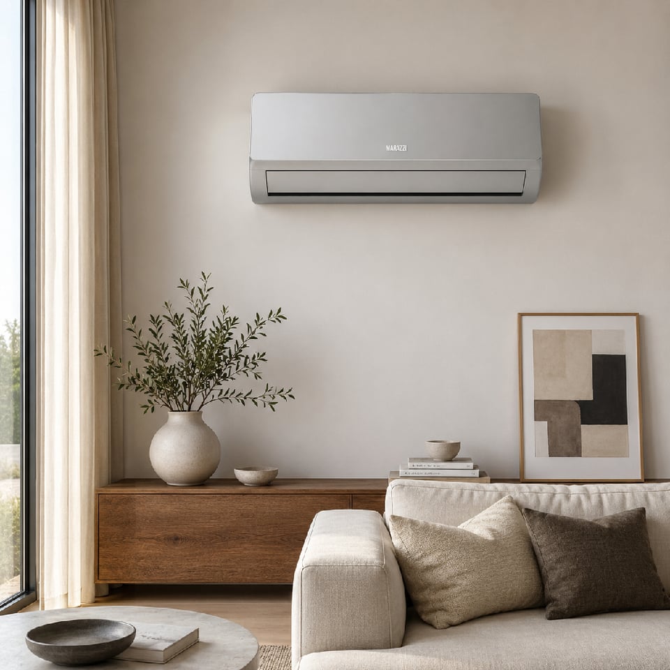 კონდიციონერი Marazzi JP-AC 24OFS-SL-25Y 65-80 მ² ვერცხლისფერი