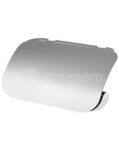სამაგრი ტუალეტის ქაღალდის NATURA WC ROLL PAPER HOLDER WITH LID CHROME