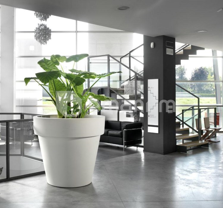 ქოთანი პლასტმასის EDA Plastiques POT TOSCANE 98,5 X 79,5სმ 356ლ